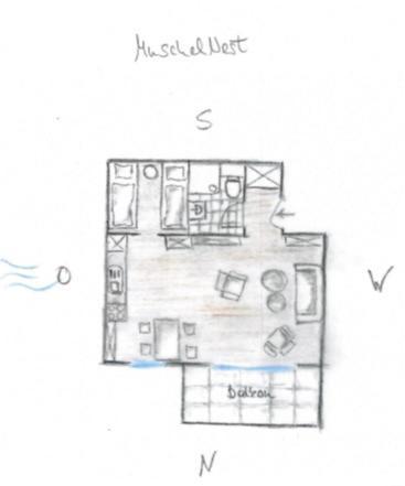 Fewo1846 Strandresidenz Wassersleben - Muschelnest - Stilvolles Studioapartment Mit Balkon Harrislee Εξωτερικό φωτογραφία